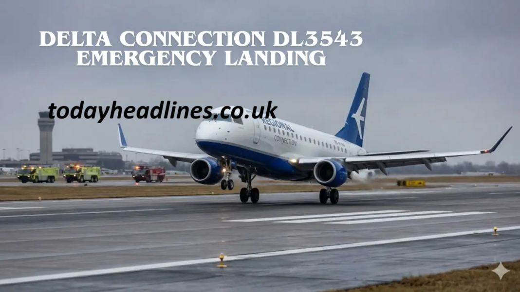Delta Connection DL3543 Emergency Landing