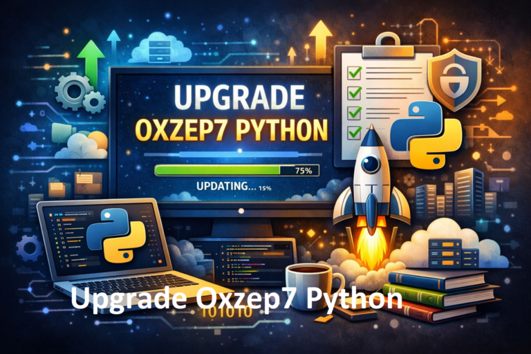Upgrade Oxzep7 Python